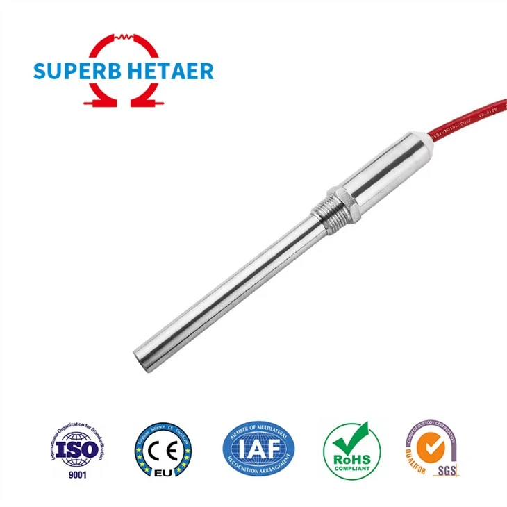 DERNORD Immersion Cartridge Heater 240V 300W Hot Rod Heating Element Replacement 12 Inch Thread