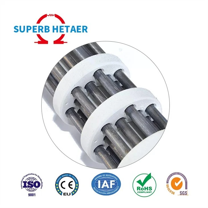 High Temperature Electric Radiant Tube Ceramic Industrial Heater For Heat Treatment