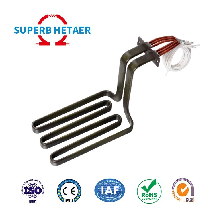 Stainless Steel Resistance Flat Tubular Heater For Fryer
