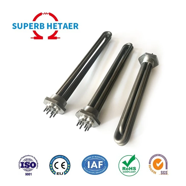 110V 220V 380V 3kw 6kw 9kw 12kw Stainless Steel Industrial Oil Heating Element