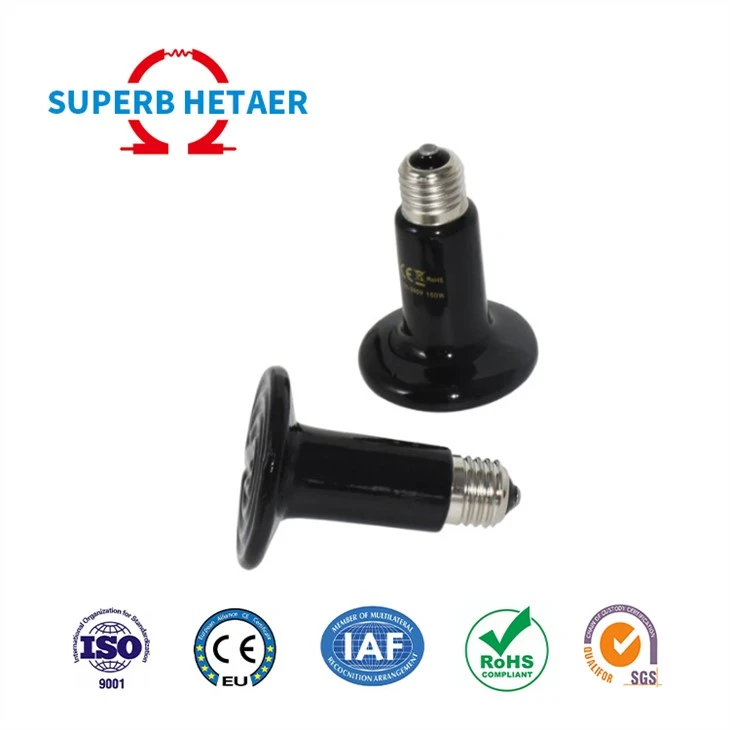 Ceramic Emitter Heater Infrared Lamp For Lizards