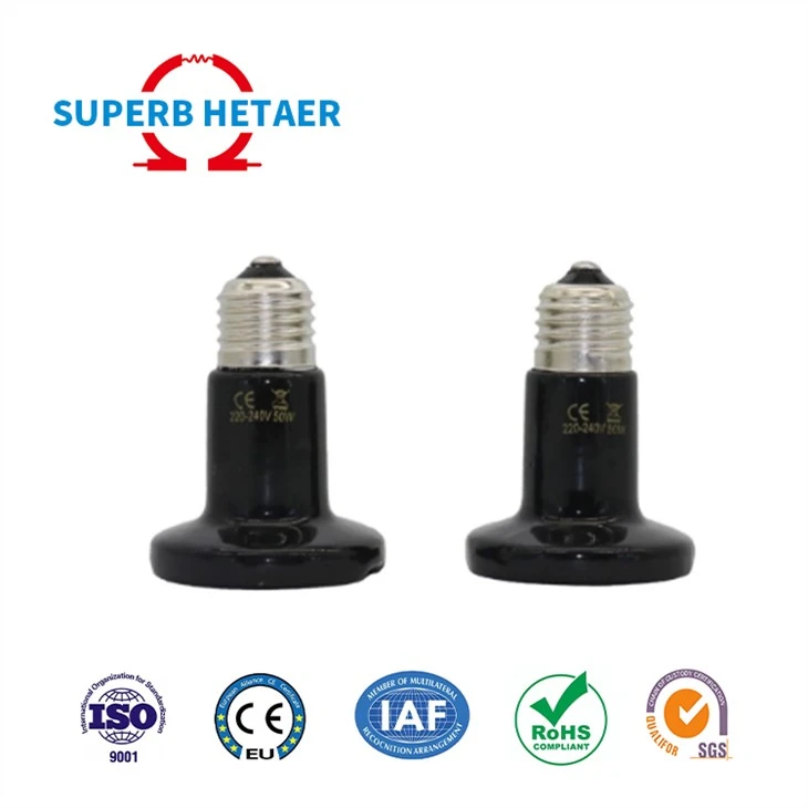 Ceramic Emitter Heater Infrared Lamp For Lizards