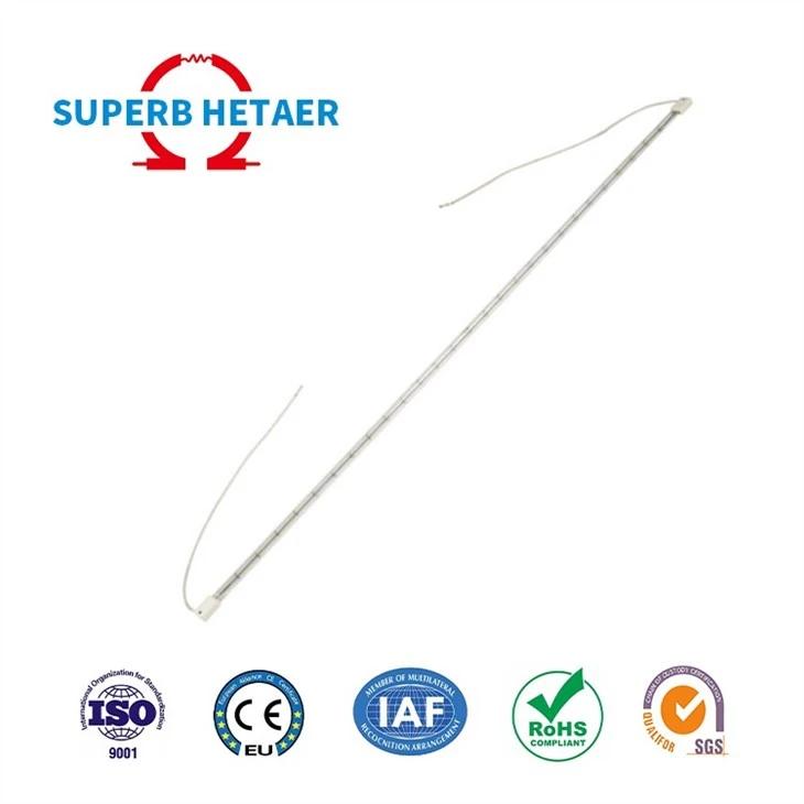 Industrial Infrared Heating Quartz Tube Lamps
