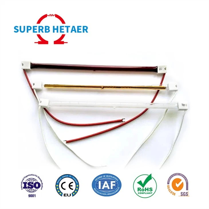 Industrial Infrared Heating Quartz Tube Lamps