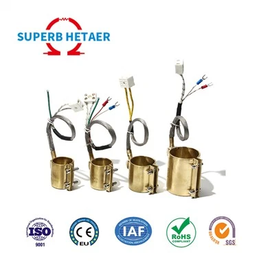 120v 220v 240v 380v ইন্ডাস্ট্রিয়াল ইলেকট্রিক স্প্রিং হট রানার কয়েল কপার ব্রাস সিলড নজল ব্যান্ড হিটার প্লাস্টিক যন্ত্রপাতির জন্য