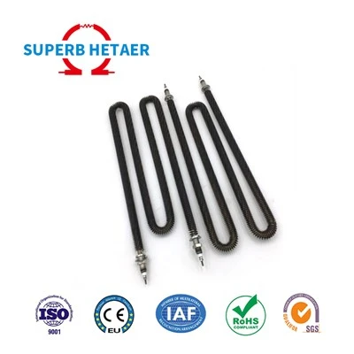 220V 1200W ডাবল ইউ টাইপ ইলেকট্রিক স্টেইনলেস স্টীল এয়ার টিউবুলার ফিন হিটার